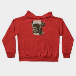 Boxer Dog Ugly Christmas Sweater Kids Hoodie